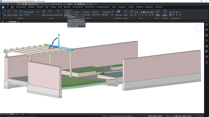 3D-Modellierung in BricsCAD