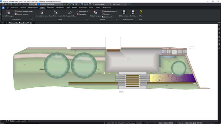 2D-Entwurf in WS LANDCAD